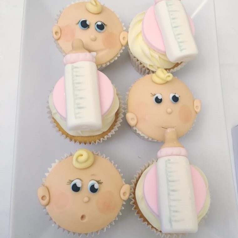 new born baby novelty cupcakes