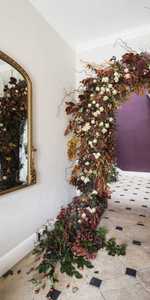 wedding arch flowers edinburgh