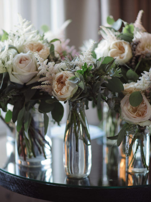 White Flower Vase Bouquets